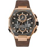 Bulova Precisionist X Special Edition Mens Brown Watch 98B356 Leather - One Size