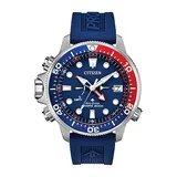 Citizen Promaster Aqualand Mens Blue Strap Watch Bn2038-01l, One Size
