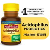Nature Made Acidophilus Probiotics 1 Billion CFU Per Serving Tablets 60 Count