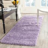 Safavieh California 2 x 5 Frieze Lilac Indoor Solid Throw Rug Cotton in Purple | SG151-7272-25