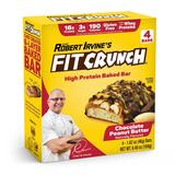 FITCRUNCH Chocolate Peanut Butter Baked Snack Bar - 4ct