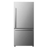 Hisense 20.9-cu ft Bottom-Freezer Refrigerator with Ice Maker (Fingerprint Resistant Stainless Steel) ENERGY STAR | HRB208N6BSE