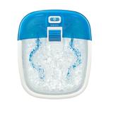 HoMedics Bubble Bliss Deluxe Foot Spa Bubble Foot Massager 3 Attachments Splash Guard Creates Bubbles Helps Improves Circulation Soothe Tired Muscles Built-In Storage