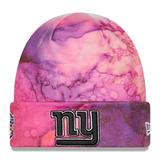 Youth New Era Pink York Giants 2022 NFL Crucial Catch Knit Hat