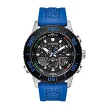 Citizen Promaster Sailhawk Mens Chronograph Blue Strap Watch Jr4068-01e, One Size