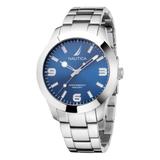 Nautica Men's Pacific Beach Stainless Steel 3-Hand Watch Multi, OS