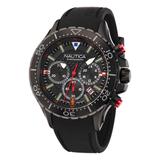 Nautica Men's Nst Silicone Chronograph Watch Multi, OS