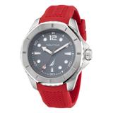 Nautica Men's Koh May Bay Silicone 3-Hand Watch Multi, OS