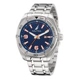 Nautica Men's Tin Can Bay Stainless Steel 3-Hand Watch Multi, OS