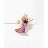 Kirks Folly Women's Brooches and Pins Gold - Red Multicolor Witch & Broom Pendant
