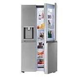 27 cu. ft. Side-by-Side Refrigerator with Door-in-Door® and Craft Ice™ - Printproof Stainless Steel