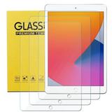 KIQ iPad 10.2 Screen Protector Fits iPad 7th 8th 9th [3 Pack] Tempered Glass Anti-Scratch Anti-Fingerprint Self-Adhere Protection Clear for Apple iPad 10.2 7th 8th Gen 9th [2019/2020/2021]