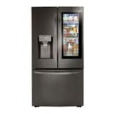 24 cu. ft. Smart Counter-Depth French Door Refrigerator with InstaView™ Door-in-Door® and Craft Ice™ Maker - Black Stainless Steel