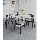 Manhattan Comfort Dining Chairs Black - Black & Gray Colbert Dining Chair - Set of Two