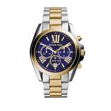 Men's Ladies Stainless Steel Two-Toned Bradshaw Bracelet Watch - Silver Yellow Gold
