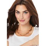 Women's Chain Link Necklace by Roaman's in Gold