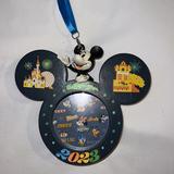 Disney Holiday | New!! 2023 Disney Mickey Mouse Picture Frame Ornament Walt Disney World | Color: Blue | Size: Os