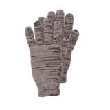 Men's MUK LUKS® Mixed Stitch Glove, Fossil/Iron N/A
