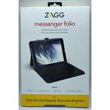 Zagg Messenger Folio -tablet Keyboard & Case -ipad Air(3rd Gen) &