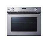 Summit Appliance 27" 3 cu. ft Convection Natural Gas Single Wall Oven, Size 23.38 H x 27.38 W x 24.0 D in | Wayfair SGWOGD27