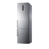 Summit Appliance 24" Bottom Freezer 11.7 cu. ft. Energy Star Refrigerator in Gray, Size 78.38 H x 23.38 W x 23.75 D in | Wayfair FFBF181ES2LHD