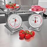 Edlund HD-2 DP Dial Type Portion Scale w/ Air Dashpot & Sloped Face, Top Load, Stainless, Stainless Steel
