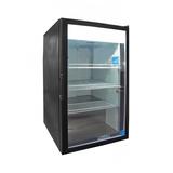 Excellence Industries CTM-7HC 21 1/4" Countertop Refrigerator w/ Front Access - Swing Door, Black, 115v