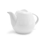 Front of the House BTP002WHP12 15 oz Spiral Teapot - Porcelain, White
