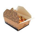 LK Packaging RFCP-TGBOX #ReadyFresh Multifood Box - 6 7/10"L x 5 1/3"W x 2 1/2", Kraft Paper, Kraft Material