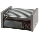 Star 30CBBC 30 Hot Dog Roller Grill w/Bun Storage - Slanted Top, 120v, Stainless Steel