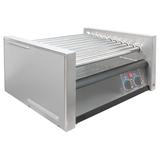 Star 30SCBBC 30 Hot Dog Roller Grill w/Bun Storage - Slanted Top, 120v, Stainless Steel