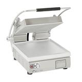 Star PST14 Single Commercial Panini Press w/ Aluminum Smooth Plates, 120v, 14.5" x 14.2" Plate, Smooth Aluminum Cooking Surface, Stainless Steel