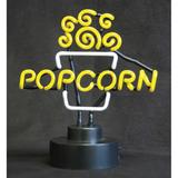 Winco 91001 Countertop Neon Popcorn Sign - 11"W x 12"H, 120v
