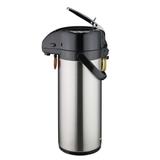 Winco APSK-730 3 Liter Lever Action Airpot, Stainless Steel Liner, Silver