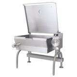 Cleveland SEL30T1 30 gal. Tilt Skillet - Open Leg Base, Peened Interior, Measurement Marks, 208v/3ph, Stainless Steel