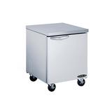 Kool-It KUCR-27-1 27 1/2"W Undercounter Refrigerator w/ (1) Section & (1) Door, 115v, Silver
