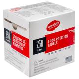 Cambro 23SLB250 StoreSafe Food Rotation Labels - 2x3" (250 Per Roll), White