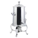 Bon Chef 49105C 5 1/2 gal Medium Volume Dispenser Coffee Urn w/ 1 Tank, Chafing Fuel, Silver