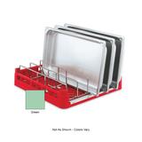 Vollrath 52669 Open End Dishwasher Rack with Insert - Full Size, 19 3/4x19 3/4" Green