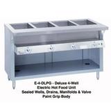 Duke E-3-DLSS 46" Hot Food Table w/ (3) Wells & Cutting Board, 240v/1ph, Silver