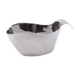 Tablecraft 9812 12 oz Stackable Gravy Boat, Brushed Stainless Steel, Silver