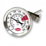 Cooper 2237-04-8 Espresso Thermomter, 1 3/4"Dial, 0 to 220 F, Glass Lens, NSF