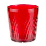 GET 2209-1-R 9 oz Red Textured Plastic Rocks Tumbler