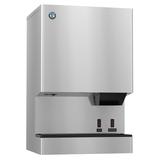 Hoshizaki DCM-500BWH-OS 590 lb Countertop Nugget Ice & Water Dispenser for Commercial Ice Machines - 40 lb Storage, Cup Fill, 115v, 590 lb. Daily Production, Cubelet Ice, Stainless Steel