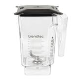 Blendtec 40-712-09 90 oz WildSide Jar w/ Black Soft Lid & 3" Wingtip Blade - Tritan, Clear, Tritan Plastic