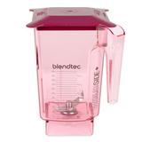 Blendtec WILDSIDERED-H 3 qt WildSide Jar w/ Hard Lid & Wingtip Blade, Ounce & Cup Markings, Red
