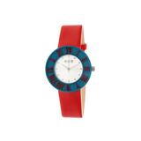 Crayo Prestige CR3100 Series Watch Teal/Red One Size CRACR3107