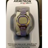 Armitron Pro Sport Watch Water-resistant Women’s Watch Purple / Silver