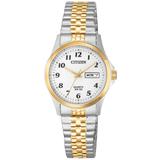 Citizen Women's Quartz Two-Tone Stainless Steel Bracelet Watch 26mm Women's Shoes