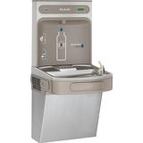 Elkay LZSDWSSK Wall Mount Drinking Fountain w/ Bottle Filler - Non Refrigerated, Filtered, Silver, 115 V Bottle Filler Water Fountain
